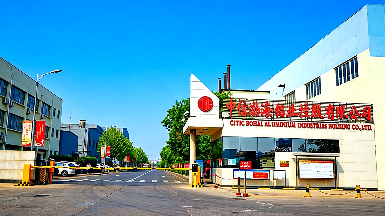 中信渤海铝业工厂大门